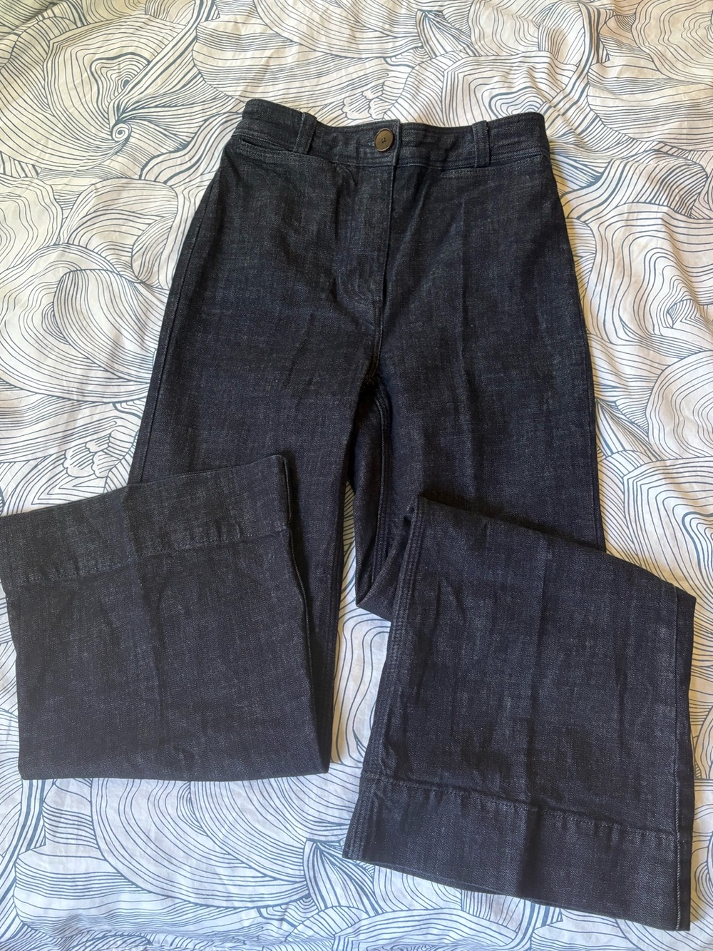 Toast UK Denim Flared Jeans